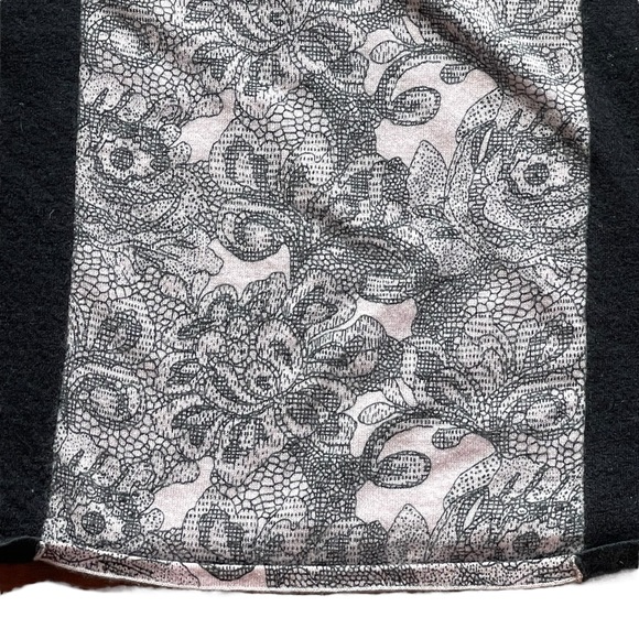 SAKS FIFTH AVENUE BLACK & PINK CASHMERE KNIT TANK SWEATER SMALL - Picture 3 of 10